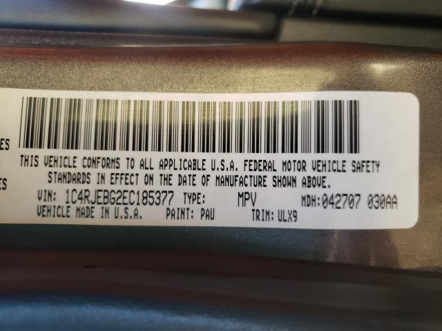 2014 JEEP GRAND CHER 1C4RJEBG2EC185377