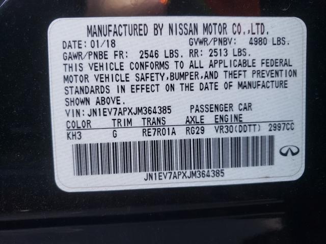 2018 INFINITI Q50 LUXE JN1EV7APXJM364385