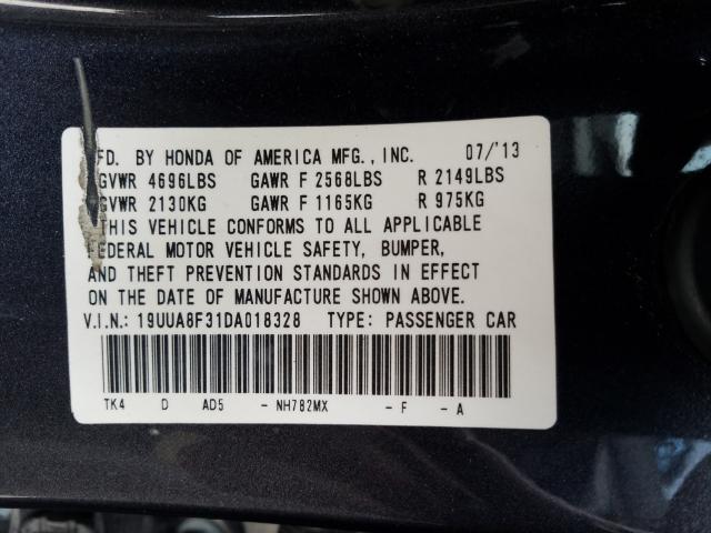 2013 ACURA TL SE 19UUA8F31DA018328