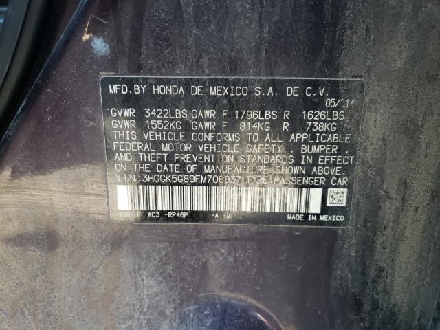 2015 HONDA FIT EX 3HGGK5G89FM708837