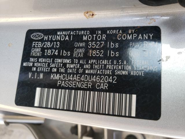 2013 HYUNDAI ACCENT GLS KMHCU4AE4DU462042