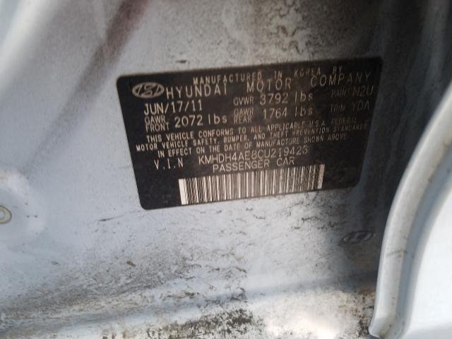2012 HYUNDAI ELANTRA GL KMHDH4AE8CU219423