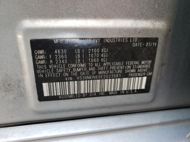 2014 SUBARU LEGACY 3.6 4S3BMDN60E2023081