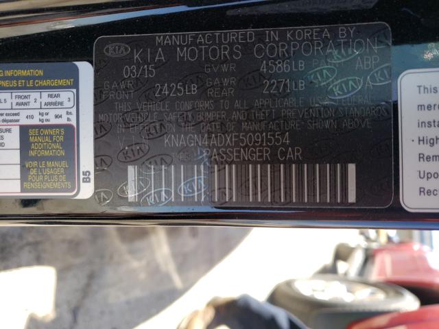 KNAGN4ADXF5091554 KIA OPTIMA HYBRID