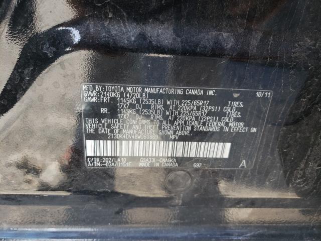 2011 TOYOTA RAV 4 2T3DK4DV4BW060869