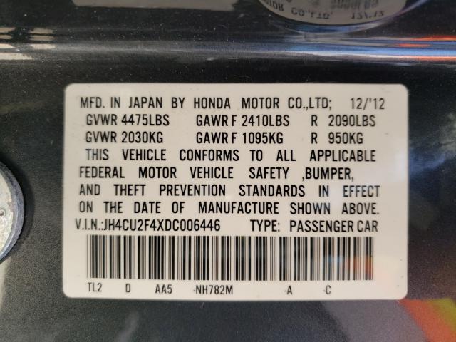 2013 ACURA TSX JH4CU2F4XDC006446