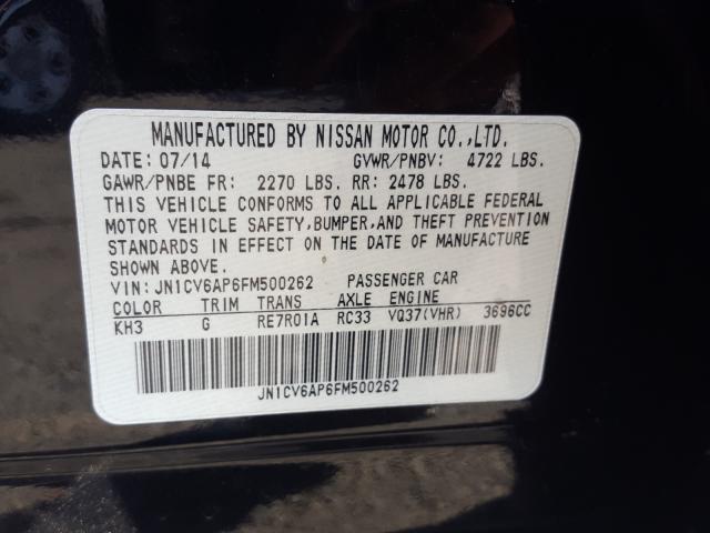 2015 INFINITI Q40 JN1CV6AP6FM500262