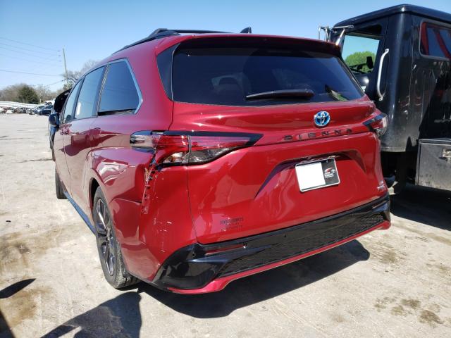 2021 TOYOTA SIENNA XSE 5TDDRKEC0MS007121