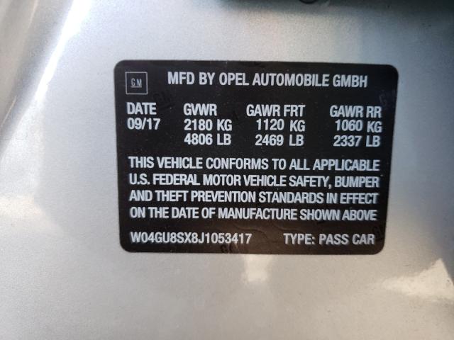 2018 BUICK REGAL TOUR W04GU8SX8J1053417