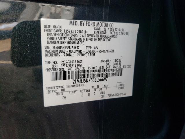 2014 LINCOLN MKT 2LMHJ5NK5EBL56697