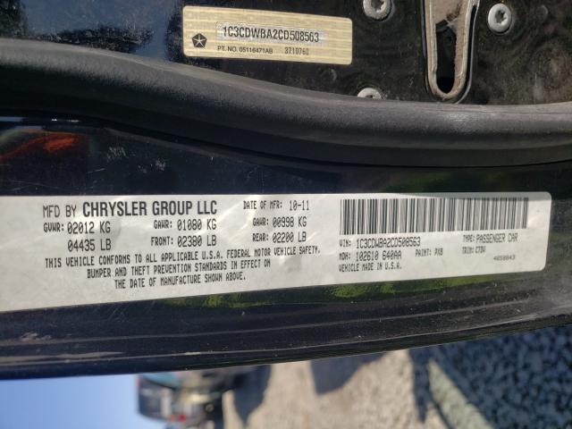 2012 DODGE CALIBER SE 1C3CDWBA2CD508563