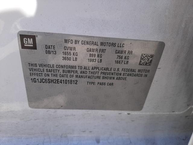 2014 CHEVROLET SONIC LT 1G1JC6SH2E4101812