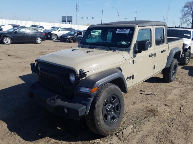 2020 JEEP GLADIATOR 1C6HJTAG7LL200526