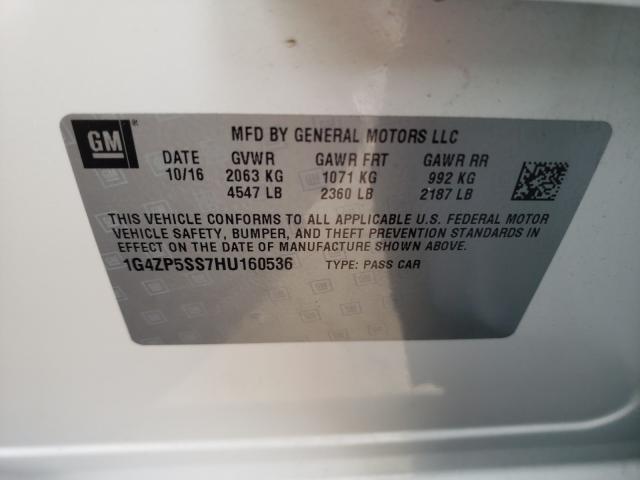 2017 BUICK LACROSSE E 1G4ZP5SS7HU160536