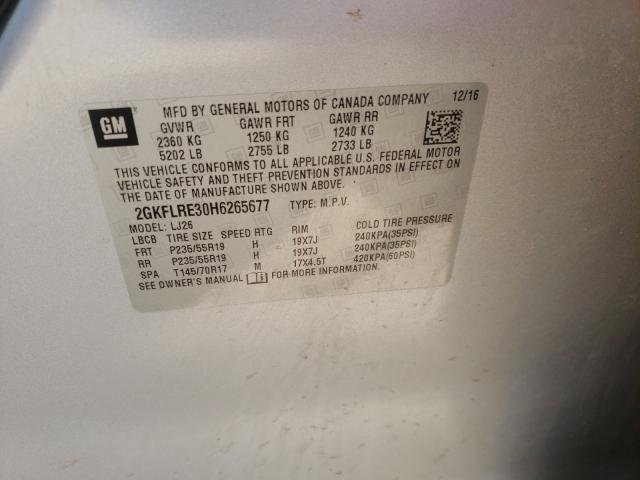 2017 GMC TERRAIN DE 2GKFLRE30H6265677