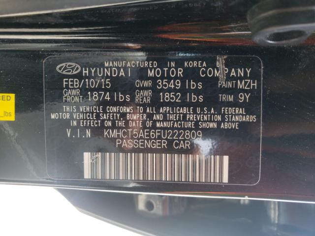 2015 HYUNDAI ACCENT GS KMHCT5AE6FU222809