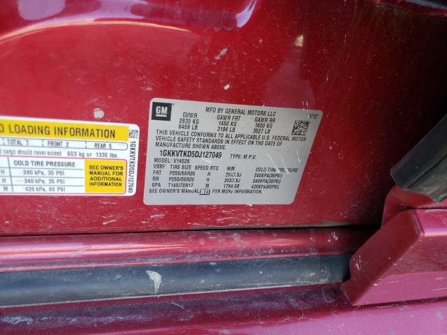 2013 GMC ACADIA DEN 1GKKVTKD5DJ127049