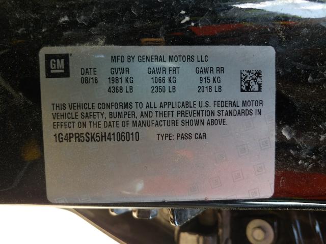 2017 BUICK VERANO SPO 1G4PR5SK5H4106010