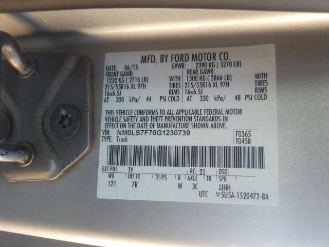 VIN 1G1RC6S53GU132787 2016 Chevrolet Volt, LT no.10