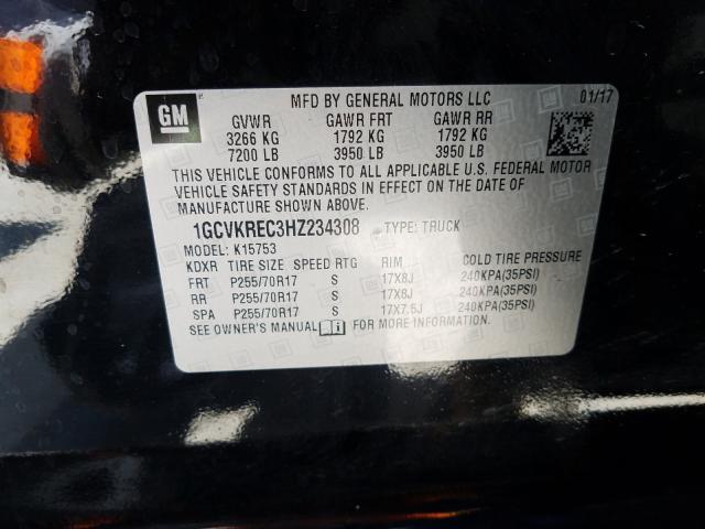 2017 CHEVROLET SILVERADO 1GCVKREC3HZ234308