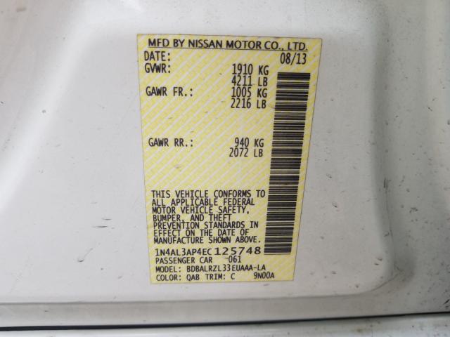 2014 NISSAN 210 1N4AL3AP4EC125748