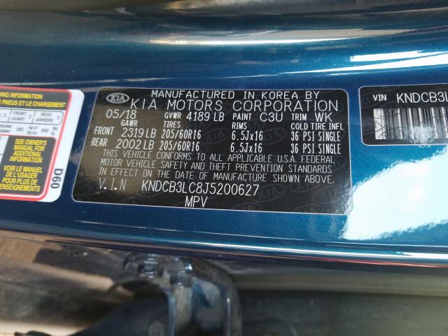 2018 KIA NIRO FE KNDCB3LC8J5200627