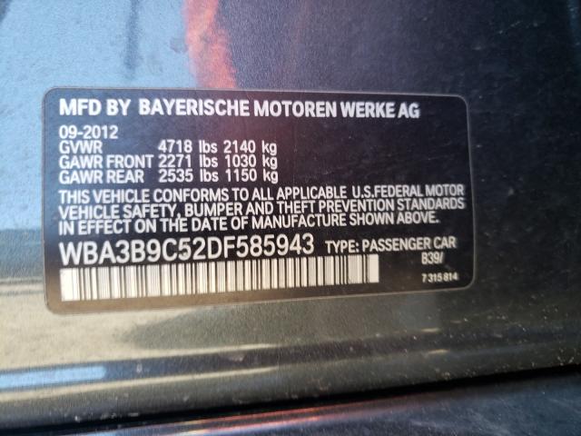 2013 BMW 335 XI WBA3B9C52DF585943