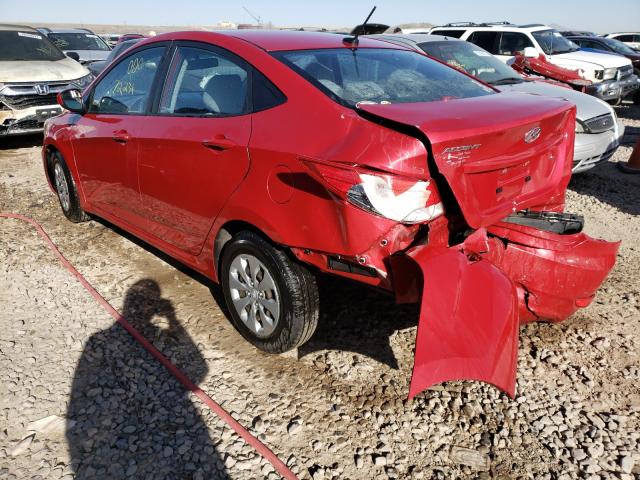 2016 HYUNDAI ACCENT SE KMHCT4AE3GU124400