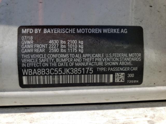 2018 BMW 340 I WBA8B3C55JK385175