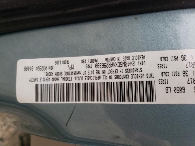 2010 VOLKSWAGEN ROUTAN SEL 2V4RW5DX4AR296390