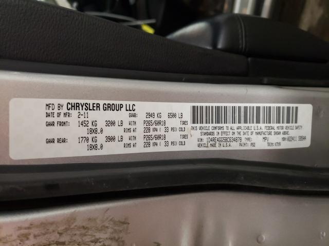2011 DODGE DURANGO CR 1D4RE4GG5BC634878