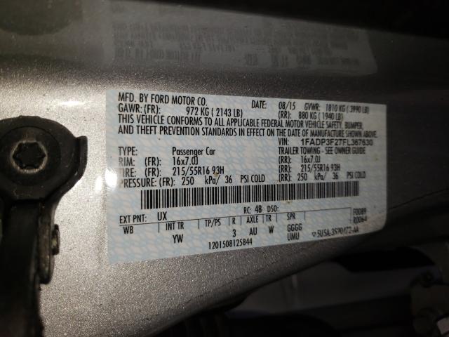 VIN 1G1RB6S57HU117634 2017 Chevrolet Volt, Premier no.10