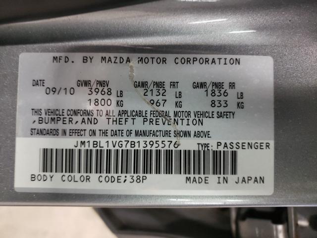 2011 MAZDA MAZDA3I JM1BL1VG7B1395576