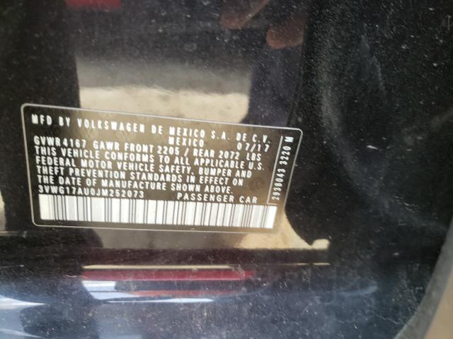 2018 VOLKSWAGEN GOLF S 3VWG17AU0JM252073
