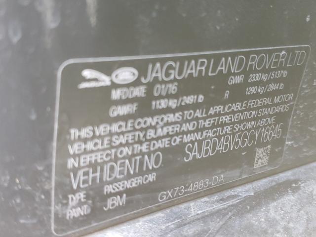 2016 JAGUAR XF PREMIUM SAJBD4BV5GCY16645
