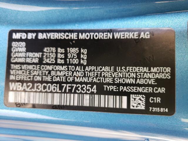 2020 BMW 230XI WBA2J3C06L7F73354