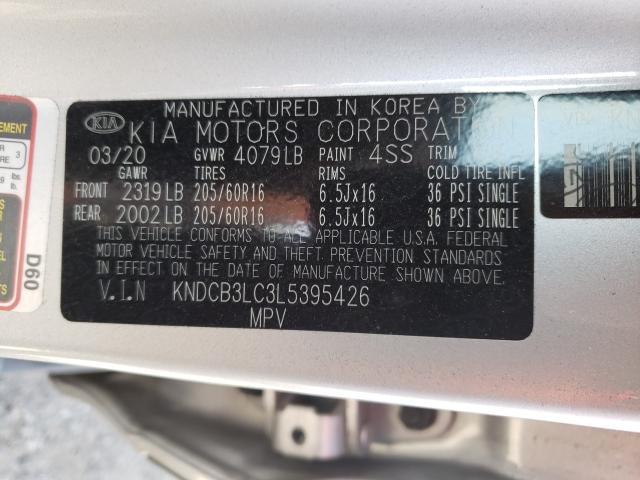 2020 KIA NIRO LX KNDCB3LC3L5395426