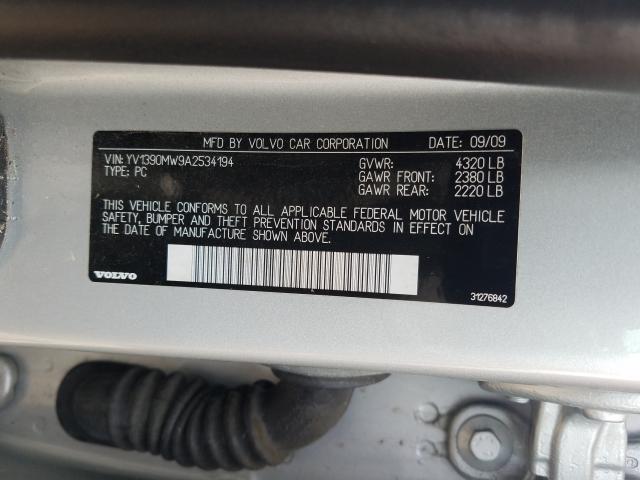 2010 VOLVO V50 2.4I YV1390MW9A2534194