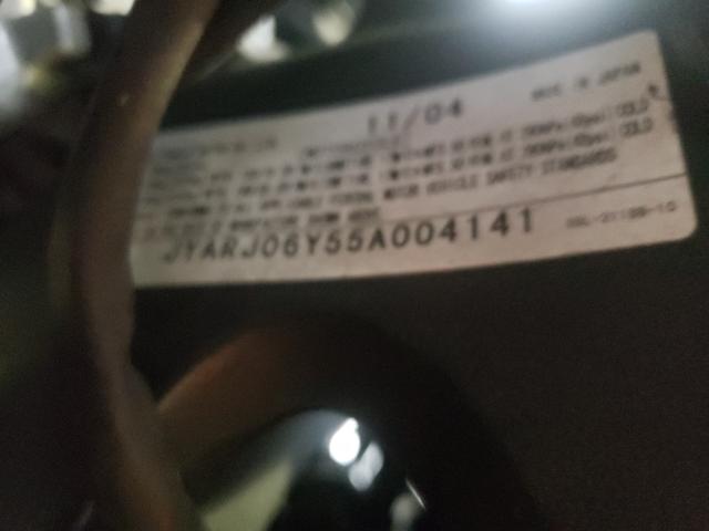 2005 YAMAHA YZFR6 L JYARJ06Y55A004141