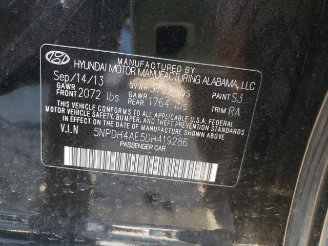 2013 HYUNDAI ELANTRA GL 5NPDH4AE5DH419286