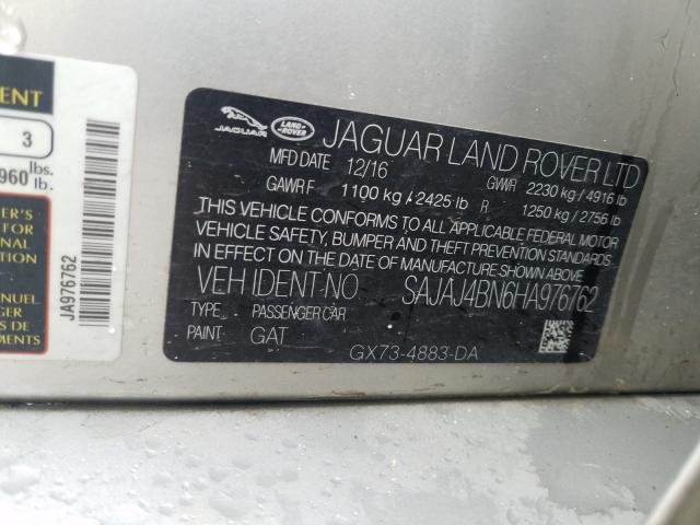 2017 JAGUAR XE PREMIUM SAJAJ4BN6HA976762