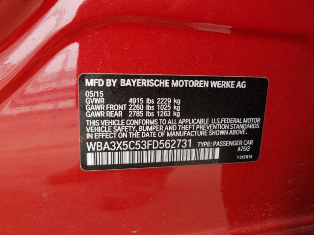 2015 BMW 328 XIGT WBA3X5C53FD562731