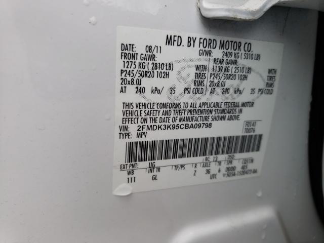 2012 FORD EDGE LIMIT 2FMDK3K95CBA09798