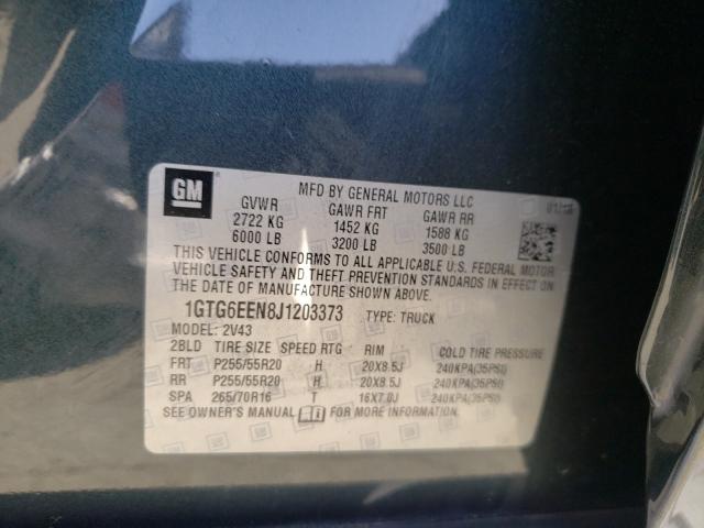 2018 GMC CANYON DEN 1GTG6EEN8J1203373