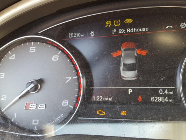 2013 AUDI S8 QUATTRO WAUD2AFD5DN032010
