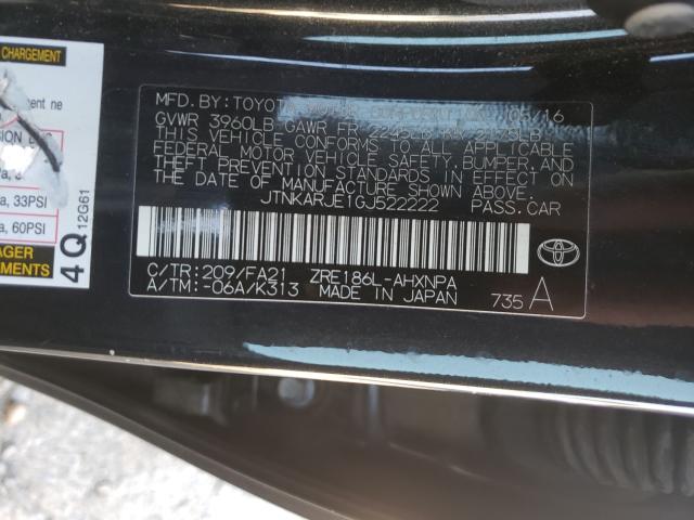 2016 TOYOTA SCION IM JTNKARJE1GJ522222