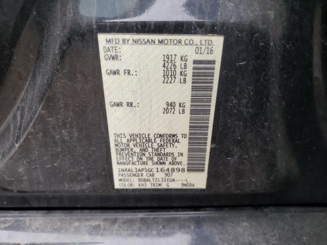 2016 NISSAN ALTIMA 2.5 1N4AL3AP5GC164898