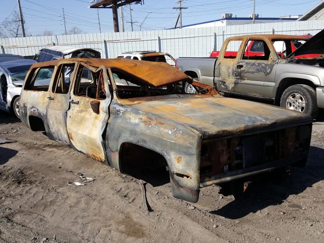 Salvage cars for sale from Copart Dyer, IN: 1991 Chevrolet Suburban V