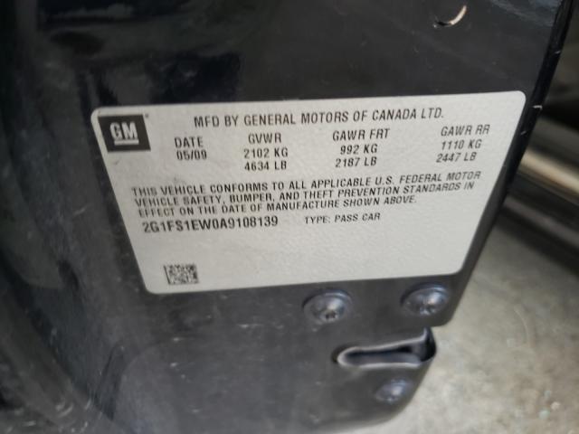 2010 CHEVROLET CAMARO SS 2G1FS1EW0A9108139