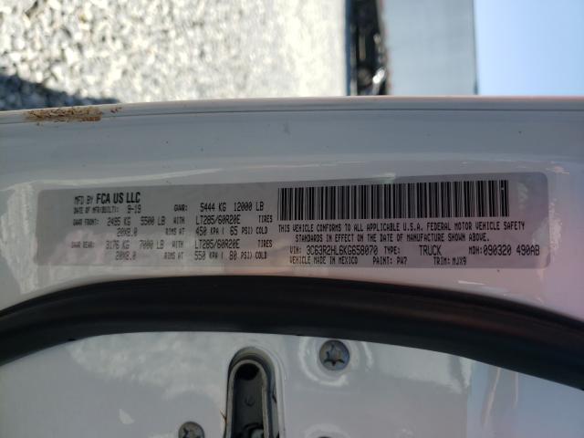 2019 RAM 3500 BIG H 3C63R2HL6KG658070